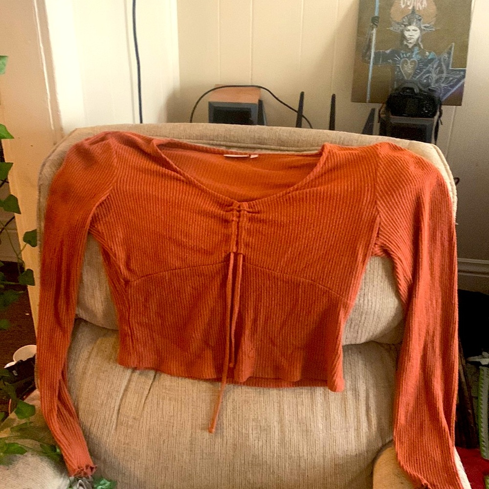 Orange Long Sleeve Shirt!